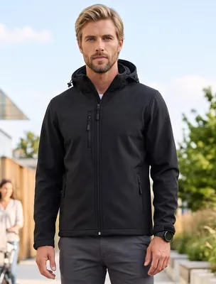 Image de Veste softshell pour hommes ALTISPORT NP/ALM225, couleur noire, taille S