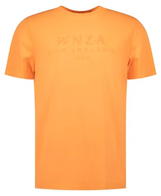 Produktbild von NZA New Zealand Auckland Herren T-Shirt Regular Fit Orange 100% Baumwolle, Gr. XXL