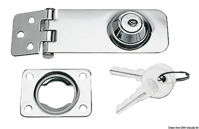 Immagine prodotto di Serratura a ribalta w. Serratura 105x30 mm , 1 pezzo