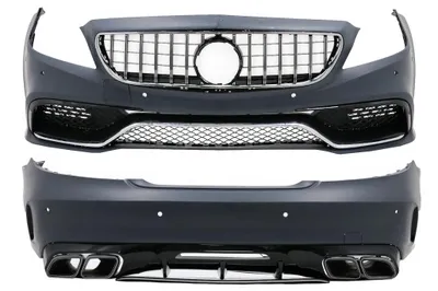 Immagine prodotto di Kit carrozzeria per Mercedes CLS W218 C218 berlina 2011-2018: paraurti e terminali di scarico.