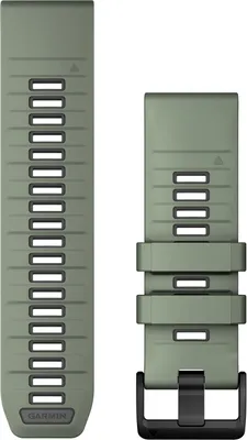 Obrázek produktu pro Garmin QuickFit, Kapela, Chytré hodinky, Grafit, Zelená, Garmin, fēnix 3 HR, fēnix 3 Sapphire, D2 Bravo, D2 Charlie, D2 Delta PX, D2 Mach 1 Pro, Descent Mk1,..., Silikon