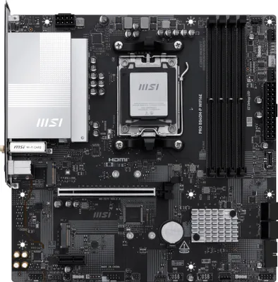 Image de MSI PRO B840M-P WIFI6E carte mère AMD B840 Socket AM5 micro ATX
