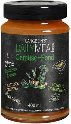 Produktbild von Langbein's Daily Meal Gemüse-Fond 400 ml Glas Laktosefrei Glutenfrei