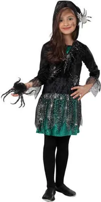 Produktbild von Spinnenmädchen Spinnen Kinder Halloween Karneval Kostüm 116