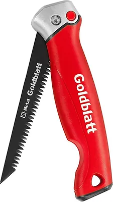 Image de Scie pliante Goldblatt 310mm pour la construction à sec Scie à main TPI 3 arêtes de coupe, serrure de sécurité