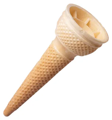 Produktbild von Bazko Italienisches Eishörnchen | Eiswaffeln 12,6 cm / 4,9 cm | 546 Stück