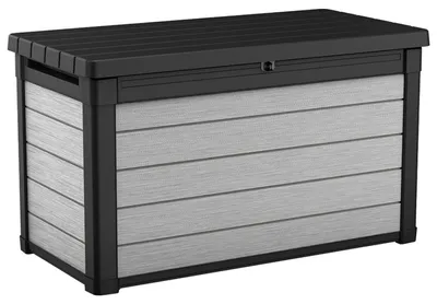 Obrázek produktu pro Zahradní úložný box KETER Denali Duotech Deck Box 380 L - 123 x 70,6 x 62 cm - šedý / hnědý