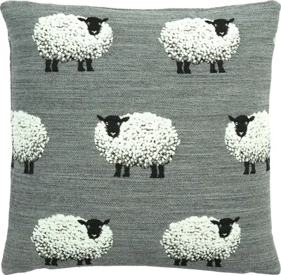 Produktbild von Sander Kissenhülle Fluffy Gang" grau 40x40 cm"