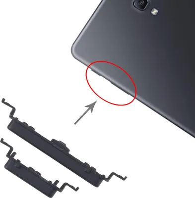 Produktbild von Für Samsung Galaxy Tab A 10.5 Power- und Lautstärkeregler Ersatzteil Schwarz
