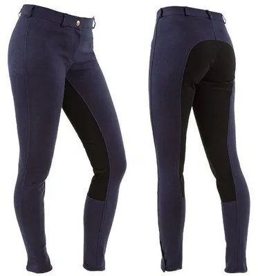 Productafbeelding van Covalliero Dames Rijbroek Economic Blauw Maat 38