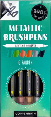 Produktbild von Metallic Brushpens (Grün)