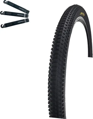 Obrázek produktu pro 1 x 27,5" cyklistický plášť Roverstone černý 54-584 (27,5 x 1,95) včetně páček na pláště maxxi4you