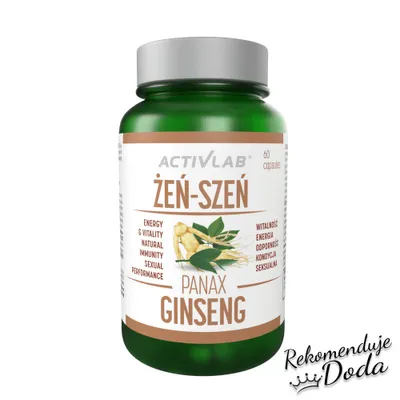 Zdjęcie produktu dla Ginseng PANAX GINSENG - Wsparcie dla witalności i energii Activlab Pharma