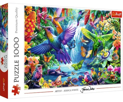 Obrázok produktu pre Puzzle Tropické kolibríky, 1000 dielikov pre dospelých