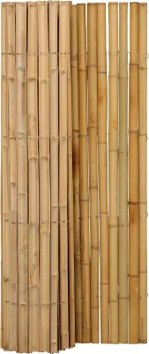 Productafbeelding van Bamboe privacy scherm BARU, halve schutting, tuinhek, windscherm, hek, bamboemat NATURE (hoogte x breedte) 180 cm x 180 cm