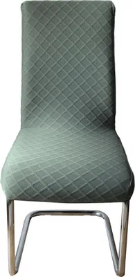 Image de Home Elements Chair Cover, Green Quantité : 6 pcs, Dimensions : 38x38x45 cm
