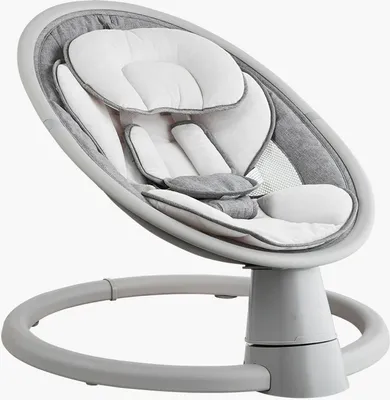 Produktbild von Babywippe Babyschaukel - 5 Gang Fernbedienung - Bluetooth Lieder - mit Kissen - Ideal für Neugeborene und Kleinkinder