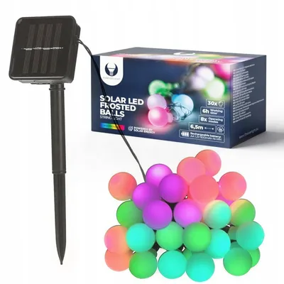 Obrázek produktu pro Forever Light Solární LED pohádková světla SFB62 6,5?m 30 globusů