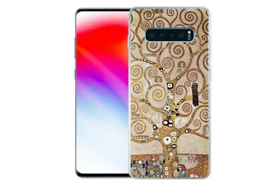 Produktbild von MuchoWow® Handyhülle Schutzhülle Hülle für Samsung Galaxy S10 Plus Der Baum des Lebens - Gustav Klimt Silikon Softcase Handy Hülle - Schutzhülle