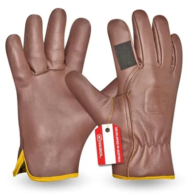 Produktbild von Robuste Gartenhandschuhe aus echtem Leder mit Baumwollfutter