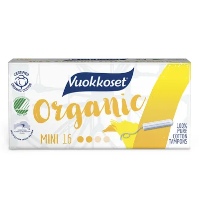 Produktbild von Vuokkoset - Tampons - Organisch Baumwolle - Mini