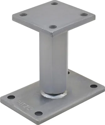 Image de Support de poteaux Pitzl type 10920.1003 Support de poutres H 150-210, acier revêtu ZiNiP