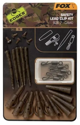 Zdjęcie produktu dla Fox Fishing Edges Camo Power Grip Lead Clip Kit 7