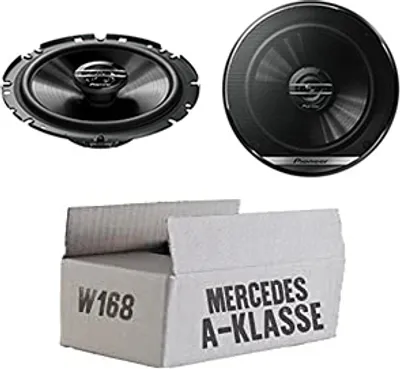 Produktbild von Lautsprecher Boxen Pioneer TS-G1720F - 16,5cm 2-Wege Koax Koaxiallautsprecher Auto Einbausatz - Einbauset passend für Mercedes A-Klasse JUST SOUND best choice for caraudio