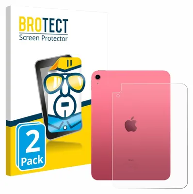 Produktbild von 2x Für Apple iPad A16 11" WiFi 2025 (Rückseite, 11. Gen.) Schutzfolie BROTECT Displayschutz Display Schutz Folie Klar Transparent