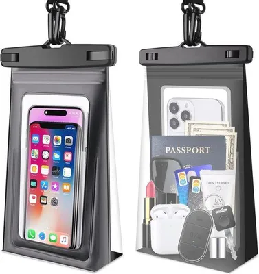 Produktbild von Famanu Telefonhülle wasserdicht für Unterwasseraktivitäten - 2 Stück bis 7,2 Zoll