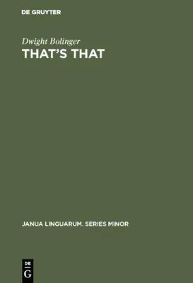 Produktbild von That's That