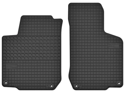 Image de Tapis avant en caoutchouc pour Seat Leon I 1999-2005 (hayon) – 2 pièces, noirs, sur mesure