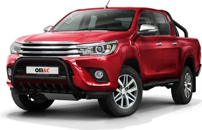 Obrázok produktu pre Ochranná lišta predného nárazníka pre Toyota Hilux 2015-2022 s ABE oceľou čierna