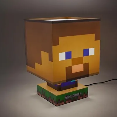 Image de Lampe à icône Minecraft Steve