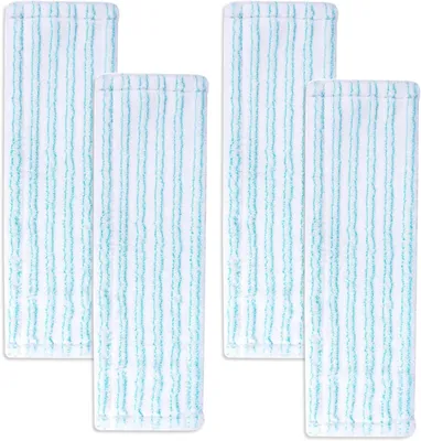 Obrázek produktu pro Hadříky na mop, 47 cm, 4 kusy, z mikrovlákna, vhodné pro podlahové mopy, pro domácnost