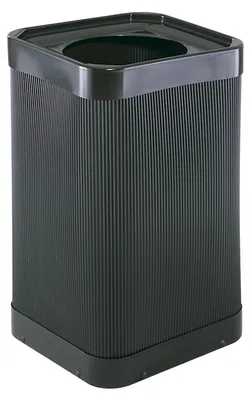 Productafbeelding van Safco Produkte 9796bl afvalbak, 144 liter (38 gallon), zwart
