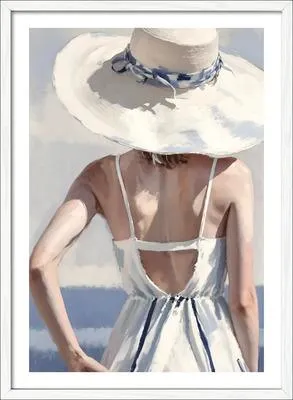 Produktbild von Gerahmtes Bild Girl On The Beach III 53x73 cm