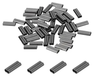 Kabelschuh 1,2 mm, Doppelkabel, Kupfer, 50 St., schwarz