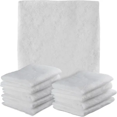 Productafbeelding van Vetfilter afzuigkap - Set van 10 - 57x47 cm - Op maat knippen - Dampkapfilter - Wasenkap - Polyester-vlies - Wit