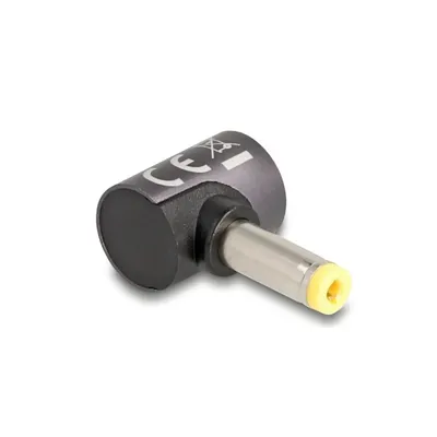 Zdjęcie produktu dla DeLOCK Adapter do kabla ładującego laptopa HP 4,8 x 1,7 mm męski na złącze magnetyczne 8-pinowe, HP 4.8 x 1.7 mm, 8 pin, Antracyt