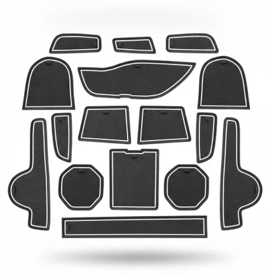 Image de Tapis antidérapant InAndOutdoorMatch - Blanc - En caoutchouc, Image générée par une IA