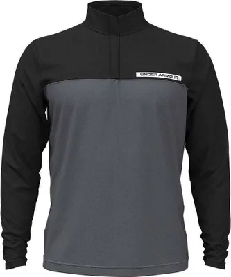 Obrázek produktu pro Under Armour Golf Tee To Green Fleece s polovičním zipem Grey L Grey L