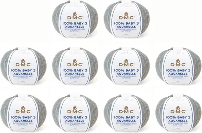 Obrázek produktu pro 10x DMC 100% příze Baby Aquarelle – čistá Vlna (barva 1380)