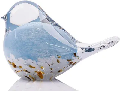 Produktbild von Dekorativer Glasvogel 17x11cm Hochwertig