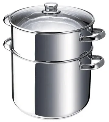 Zdjęcie produktu dla BEKA 12230024, 15 l, Stal nierdzewna, Okrągły, Ceramika, Gaz, Halogen, Indukcja, Płyta jednolita, Stal nierdzewna, Szkło