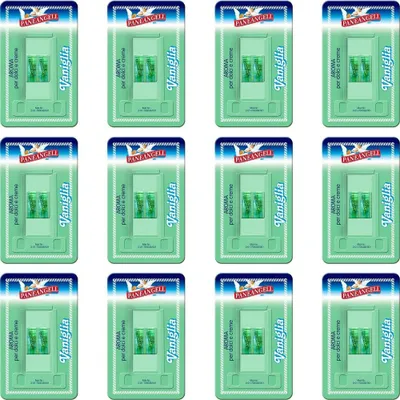 Produktbild von 12x Paneangeli aroma Vaniglia Vanille aroma für Kuchen & Cremes 2x 2ml