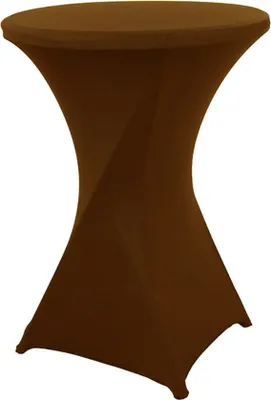 Obrázek produktu pro 80x110cm koktejlové ubrusy Stretch Elastan koktejlový stůl Cover Fabric pro svatbu, banket a party (káva)