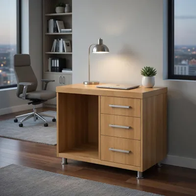 Zdjęcie produktu dla Komoda drewniana o nowoczesnym designie, z miejscem do przechowywania