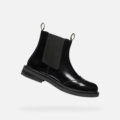 Obrázek produktu pro Geox, černé dámské kotníkové boty, model Serilda, velikost 39,5