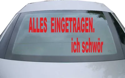 Produktbild von Indigos UG - Aufkleber Heckscheibe & Motorklappe DE6206 - rot - 600x285 mm - alles eingetragen - Auto Scheiben Fenster Heckklappe Tuning Racing JDM - Die cut
